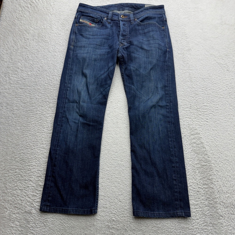 Diesel Viker Regular Straight Leg Jeans Dark Wash U0825 Mens 32x27 Made in USA